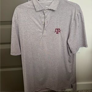 johnnie-O Gray Polo Shirt Classic Style